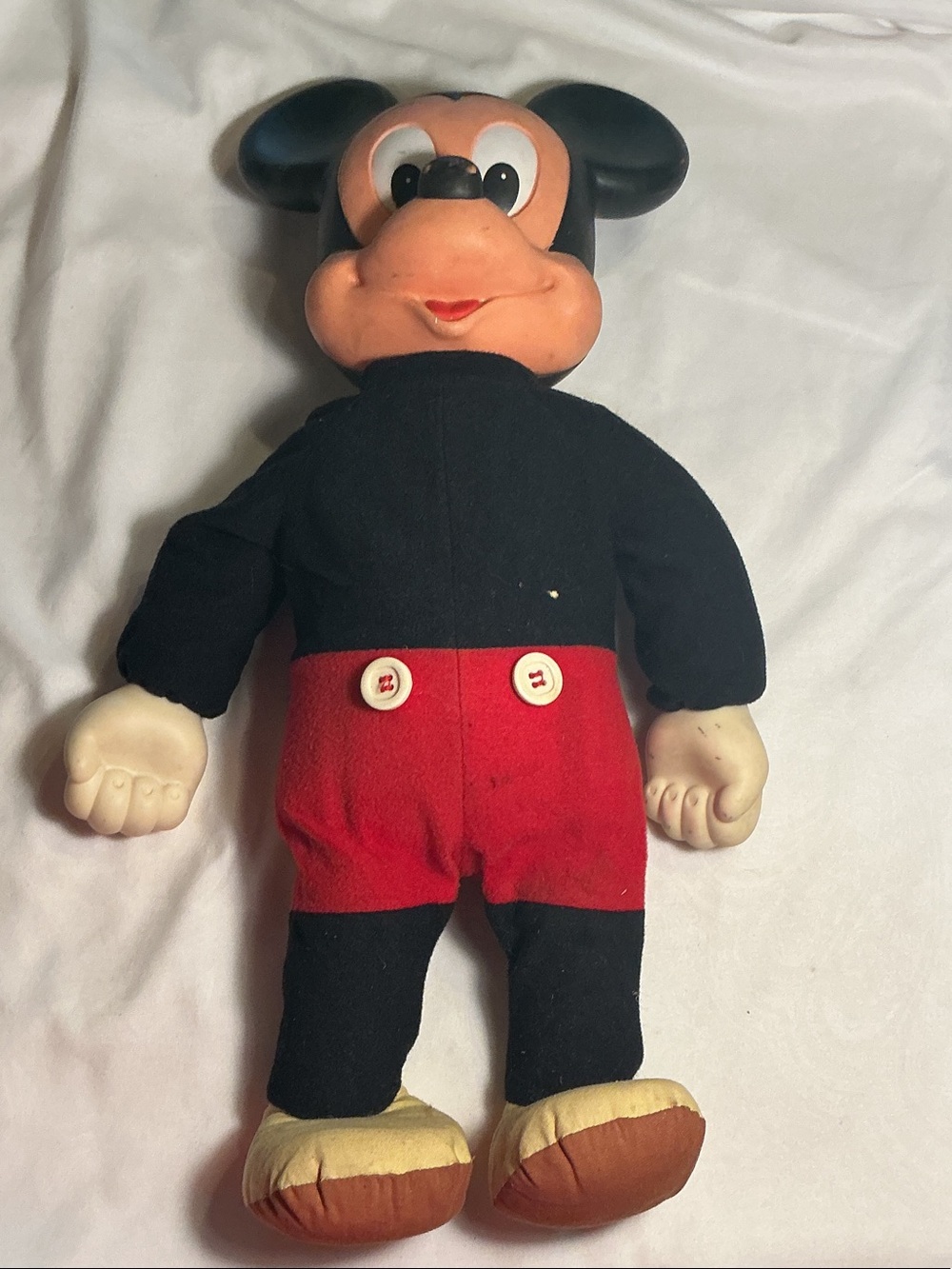 Vintage 18" Disney Mickey Mouse "Marching Mickey" 1975 Doll Hasbro